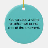 焦点は呼吸します信じます セラミックオーナメント (裏面)