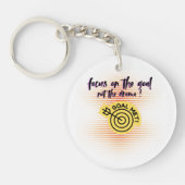 焦点をゴール キーホルダー (正面)