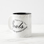 焦点をゴール ツートーンマグカップ (正面左)