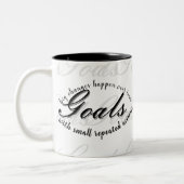 焦点をゴール ツートーンマグカップ (左)