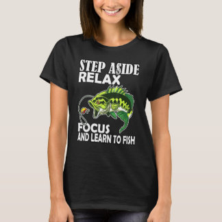 焦点をリラックス外し学て釣りに行く Tシャツ