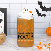 焦点を合わせるためにコーヒーが必要なHocus Pocus ガラス缶