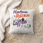 焦点を合わせるためにコーヒーが必要なHocus Pocus クッション (ブランケット)
