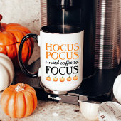 焦点を合わせるためにコーヒーが必要なHocus Pocus マグカップ