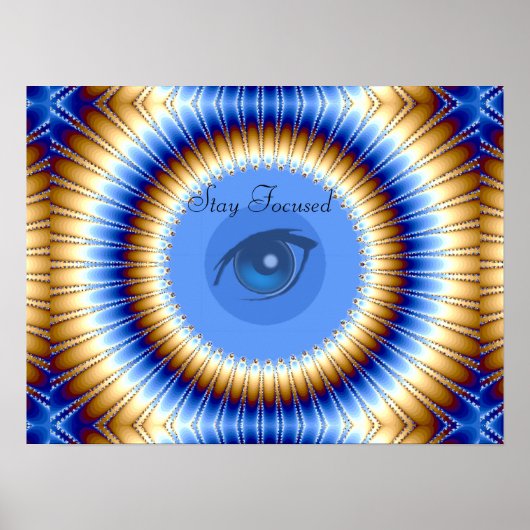 焦点を合わせ、ビジョンと夢を維持_ ポスター (正面)