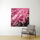 焦点を外したライトのぼやけ抽象芸術ピンク色の背景 タペストリー (インサイチュ)