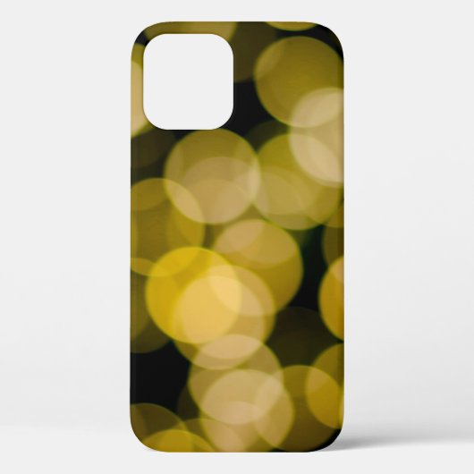 焦点を外した夜間の光の背景。抽象芸術循環 Case-Mate iPhoneケース (裏面)