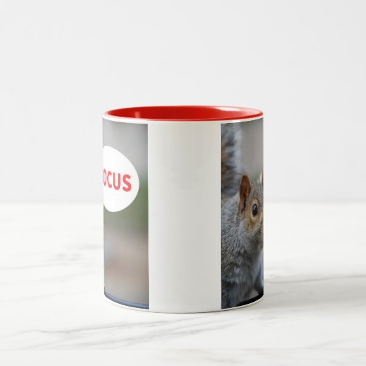 焦点! 蓄えるおもしろマグカップ無し ツートーンマグカップ (中央)