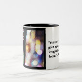 焦点(2つの写真) ツートーンマグカップ (中央)