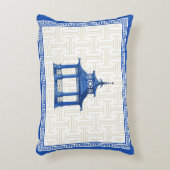 焦燥の枕の青い塔 アクセントクッション (正面(垂直))