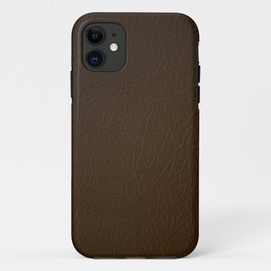 焦茶のレザールックのiPhone 5の箱 Case-Mate iPhoneケース (裏面)