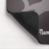 焦茶の白はヘアーサロンを切ります マウスパッド (コーナー)