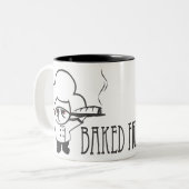 焼いたな毎日および新しいコーヒー ツートーンマグカップ (正面左)