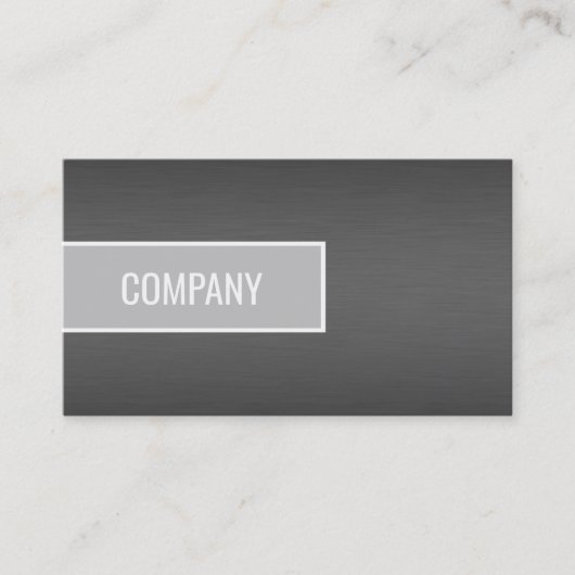 焼いたオレンジ色の名刺でブラシ仕上げのチタン 名刺 (正面)