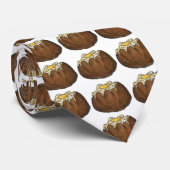 焼いたジャガイモとバターポテトプリントグルメネクタイ ネクタイ (ロール)