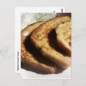 焼いたトーストレシピ ポストカード (正面/裏面)