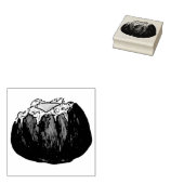 焼いたポテトポテトとバター食品グルメスタンプ ラバースタンプ (押印)