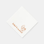 焼いた七面鳥 スタンダードカクテルナプキン (角)