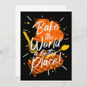 焼いた世界おもしろい引用文|料理好きの贈り物 シーズンカード (正面/裏面)