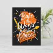 焼いた世界おもしろい引用文|料理好きの贈り物 シーズンカード (スタンド正面)