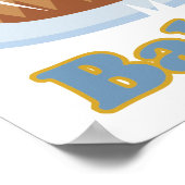 焼いた文字焼いたポテト ポスター (角)