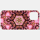 焼いた糸で磨かれたピンクがかったサーモンのロケット Case-Mate iPhoneケース (裏面 (横))