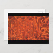 焼いた豆 ポストカード (正面/裏面)