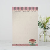 焼いた食品の文房具 便箋 (スタンド正面)