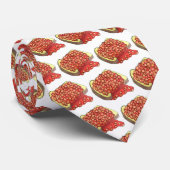 焼いたBeans on Toast UK British Cuisine Food ネクタイ (ロール)