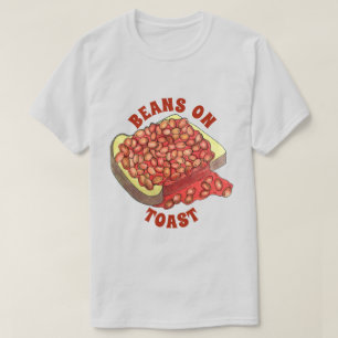 焼いたBeans on Toast UK British Cuisine Food Tシャツ