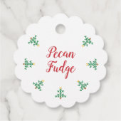 焼いたChrimas Love付き – クリスマスツリー フェイバータグ (裏面)