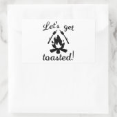 焼いてみよう 長方形シール (バッグ)