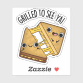 焼いてヤフードパおもしろいンを見る シール (シート)