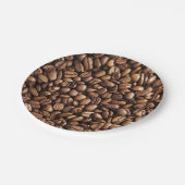 焼かれたコーヒー豆の質の構造 ペーパープレート (アングル)