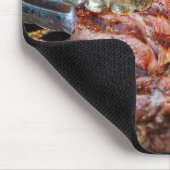 焼かれたステーキのマウスパッド マウスパッド (コーナー)