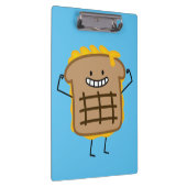 焼かれたチーズサンドイッチチェダーはパンを焼きました クリップボード (右)