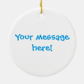 焼かれたチーズサンドイッチチェダーはパンを焼きました セラミックオーナメント (裏面)