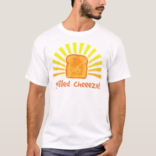 焼かれたチーズ Tシャツ (正面)