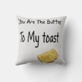 焼かれたパン、愛単語 クッション (裏面)