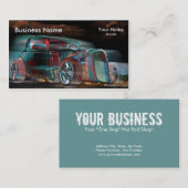 焼かれた幽霊 名刺 (正面/裏面)