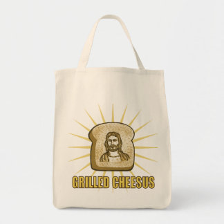 焼かれたCheesusのキャンバスのtotebag トートバッグ