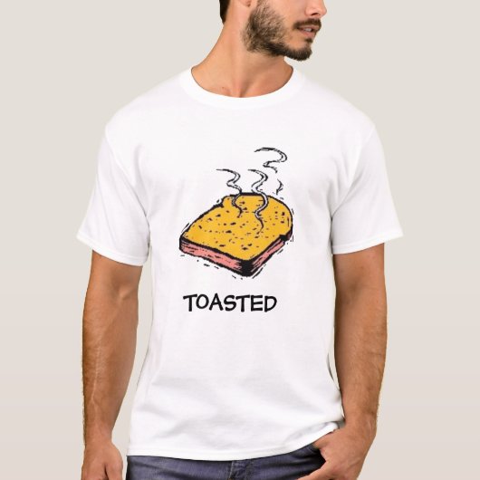 焼かれる Tシャツ (正面)