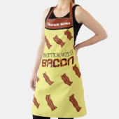 焼きおもしろいエプロンと豚肉BBQベーコンとの相性 エプロン (インサイチュ)