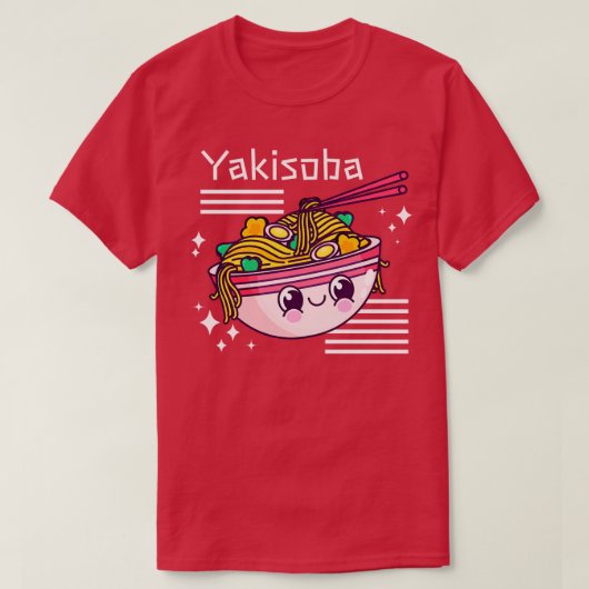 焼きそば恋人 Tシャツ (デザイン正面)