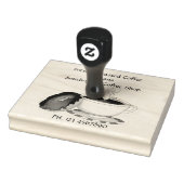 焼きたてのコーヒー豆 ラバースタンプ (スタンプ)