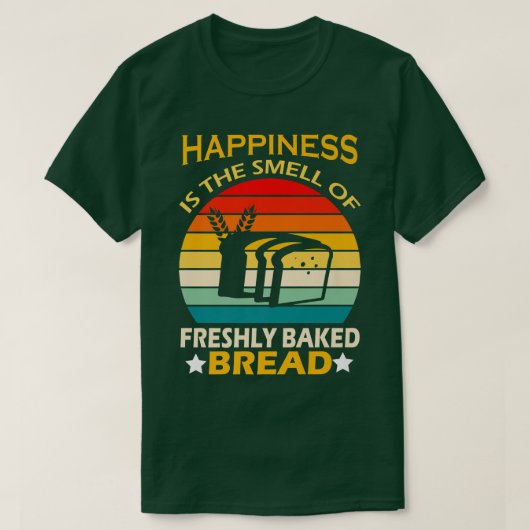 焼きたてのパンのベーキングの香り焼いたのソース Tシャツ (デザイン正面)