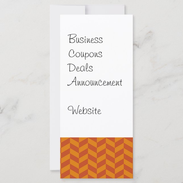 焼きオレンジのシボロンジグザグストライプパターン (正面)