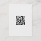 焼きオレンジのミニマリスト赤ちゃんシャワーギフトレジストリ エンクロージャーカード (裏面)