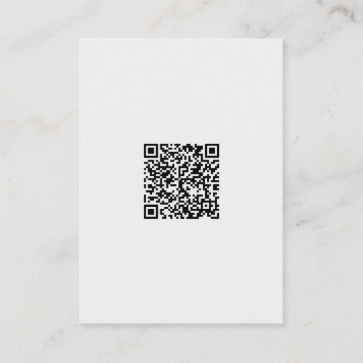 焼きオレンジのミニマリスト赤ちゃんシャワーギフトレジストリ エンクロージャーカード (裏面)