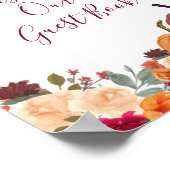 焼きオレンジカボチャフローラお願いSign our Guest ポスター (角)